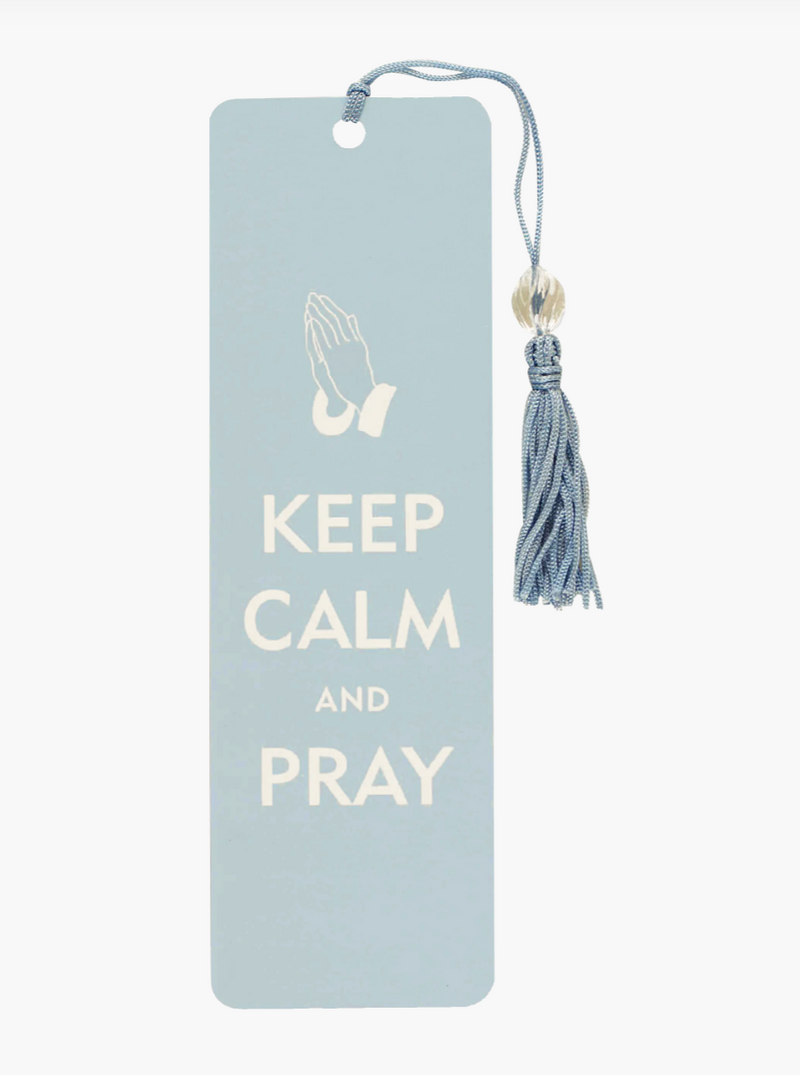 Keep Calm and Pray Beaded Bookmark
