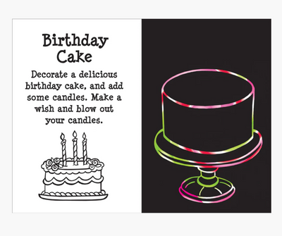 Happy Birthday! Scratch and Sketch Book