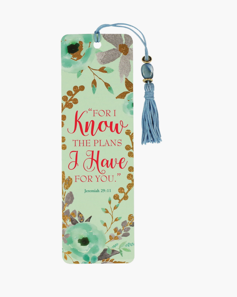 For I Know the Plans I Have for You Beaded Bookmark