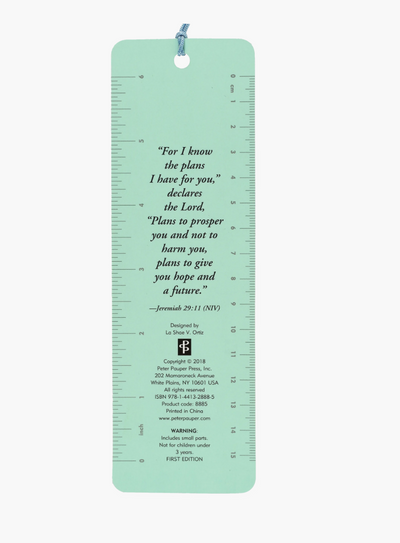 For I Know the Plans I Have for You Beaded Bookmark