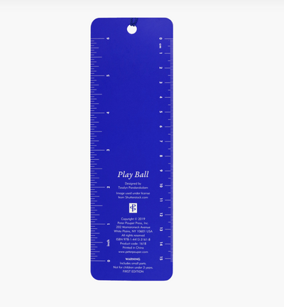 Play Ball Children's Bookmark