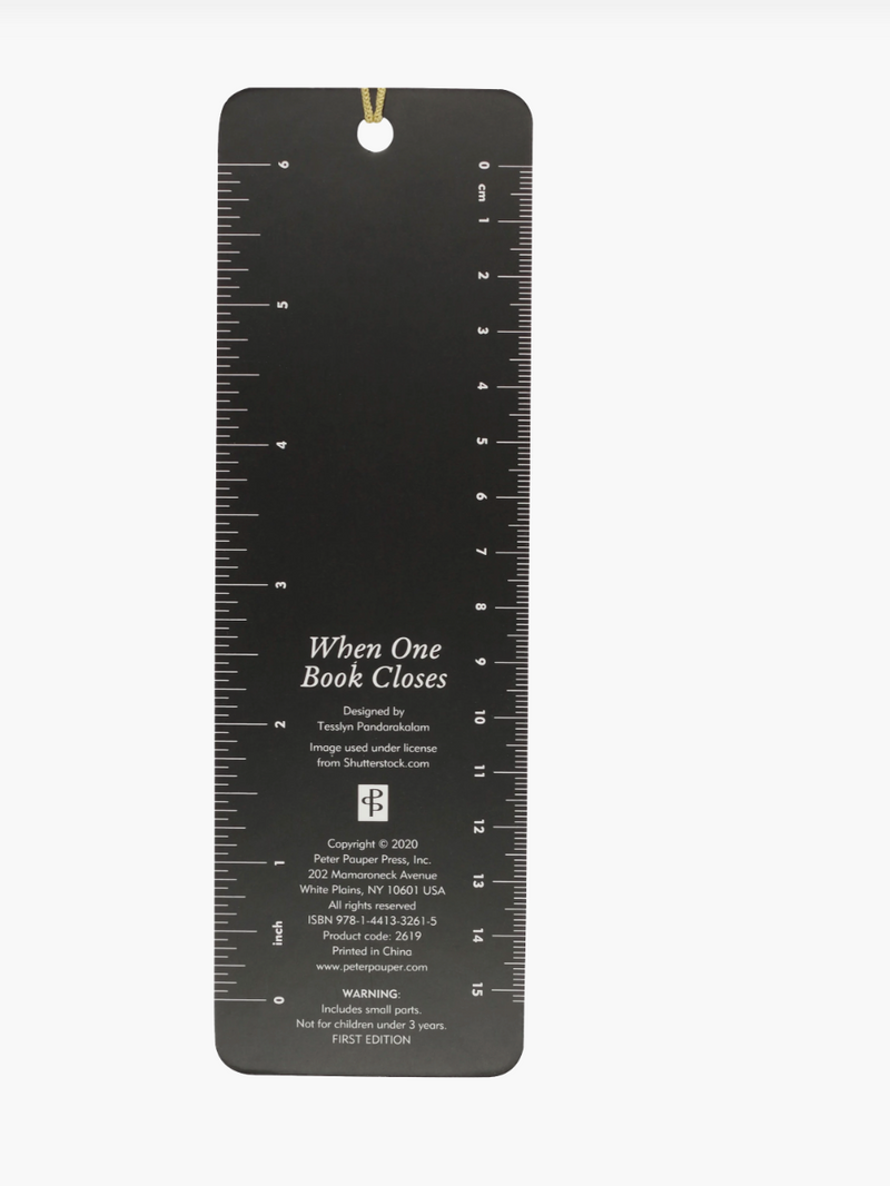 When One Book Closes Beaded Bookmark