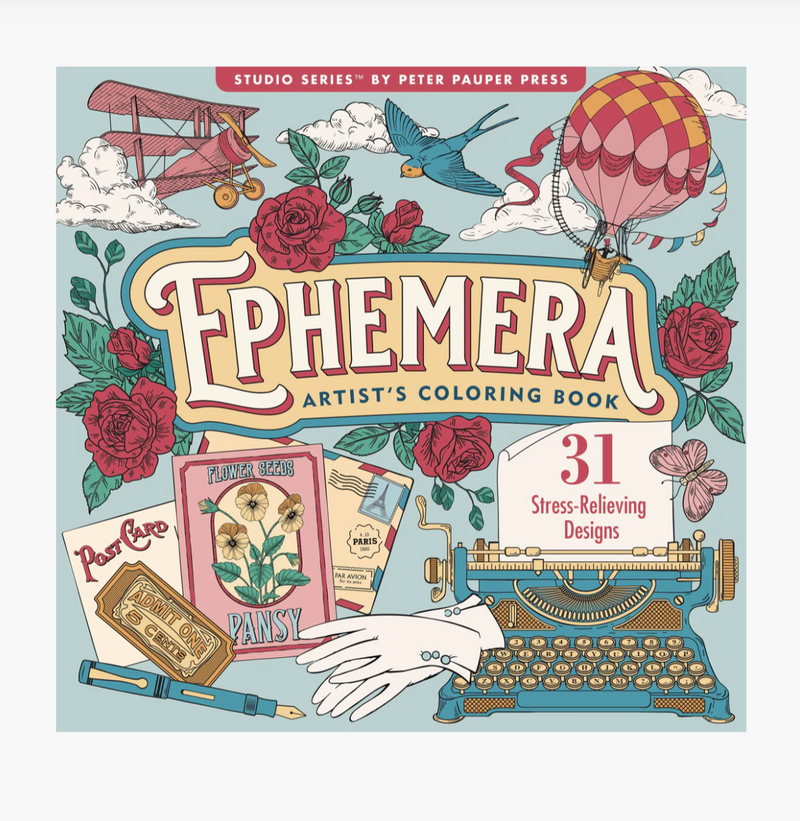 Ephemera Adult Coloring Book