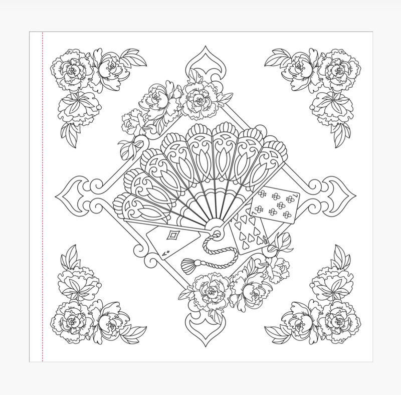 Ephemera Adult Coloring Book