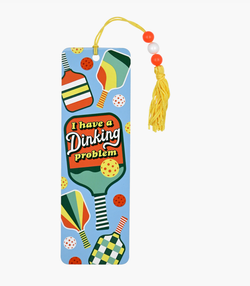 Pickleball Beaded Bookmark