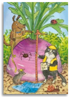 The Enormous Turnip Birthday Fairy Story Card
