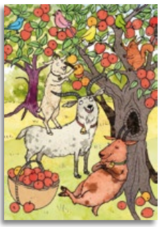 The Three Billgoats Gruff Birthday Fairy Story Card