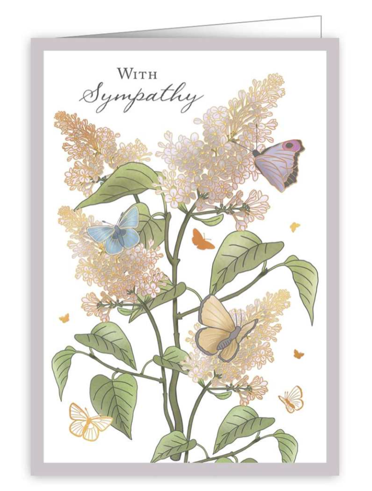 With Sympathy Greeting Card