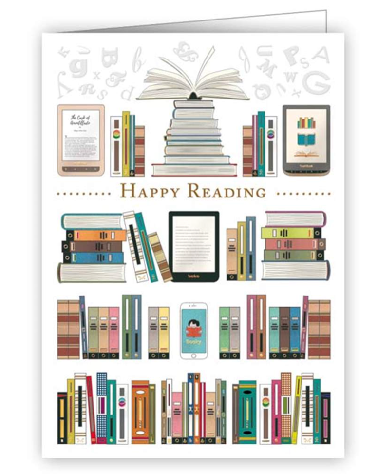 Happy Reading Enclosure Card