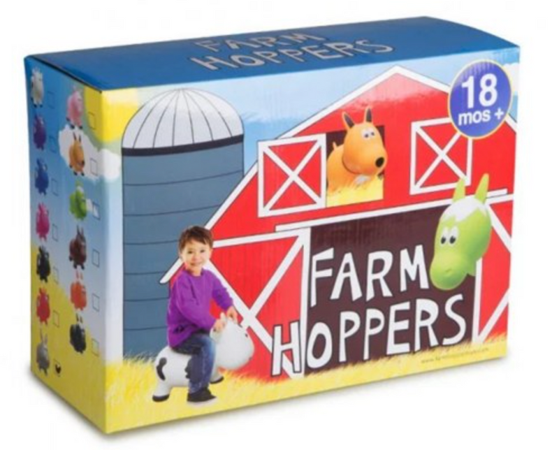 Farm Hoppers Inflatable Toddler Safe Bouncing Cow