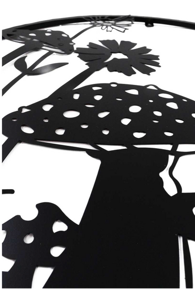 Mushroom Metal Wall Decor