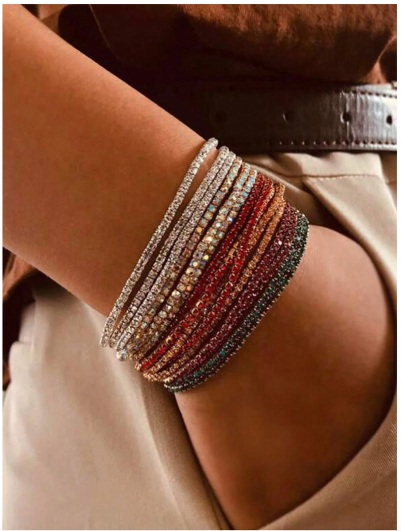 Stretchy Rhinestone Bracelet