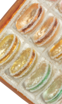 Glass box of Macarons Ornament
