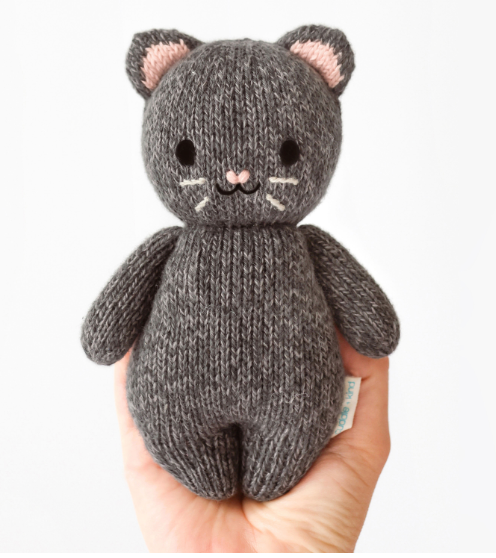 Baby kitten (fuzzy charcoal) , Gives 5 Meals - cuddle+kind