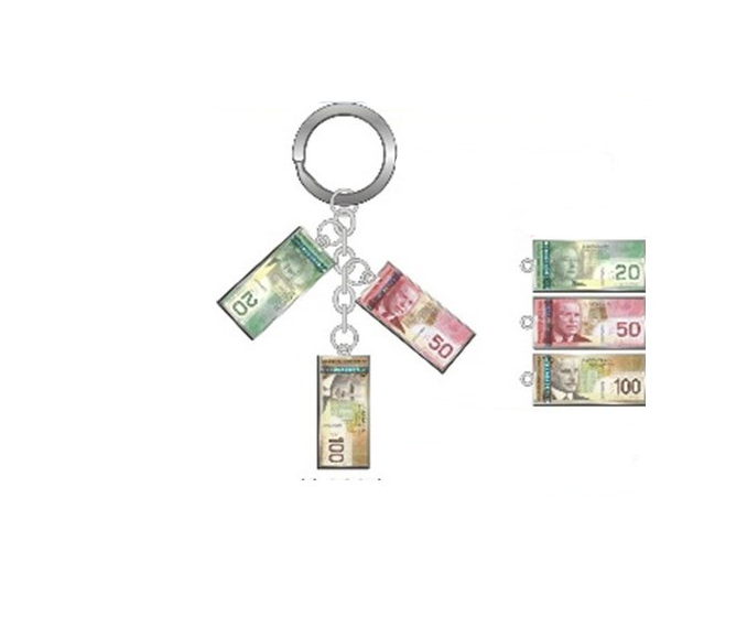 Canada Currency Keychain