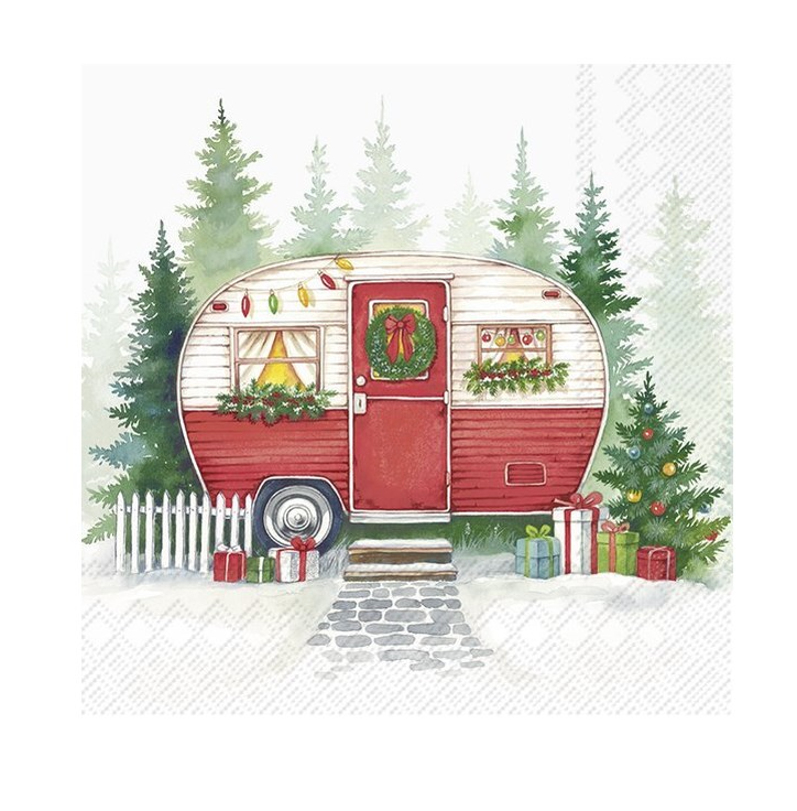 Festive Camper Luncheon Napkins