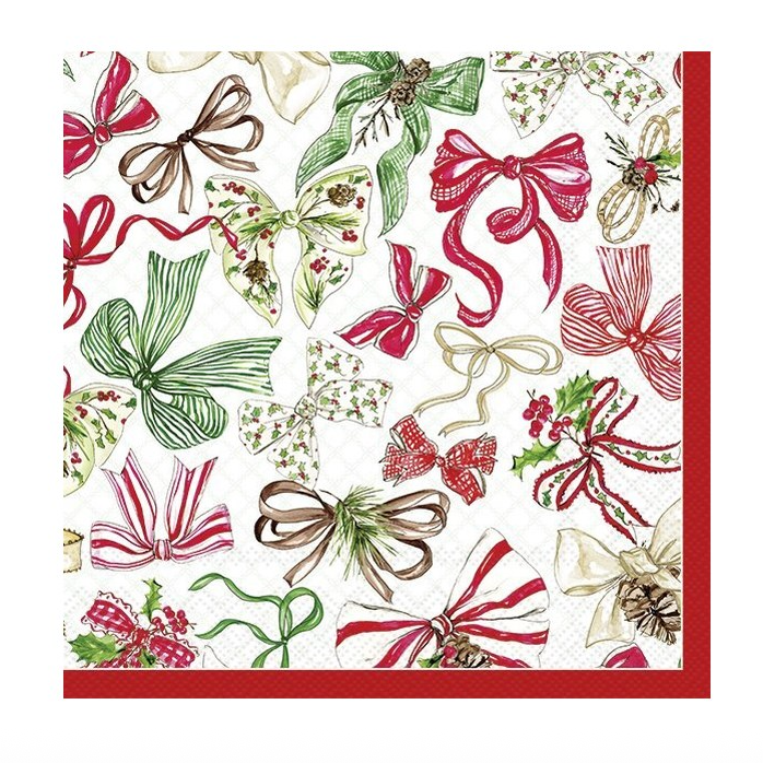 Christmas Bow Napkins
