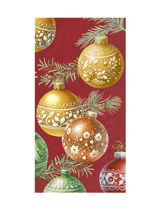 Christmas Baubles Napkins