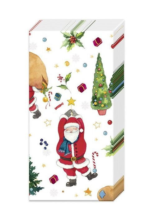 Santa Pocket Tissues