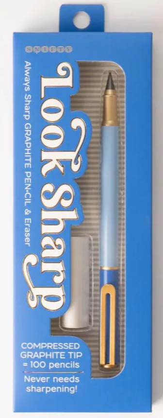 Look Sharp Pencil - BLUE