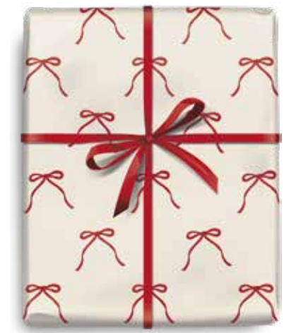 Jumbo Gift Wrap Roll, Macaron Mania Bows