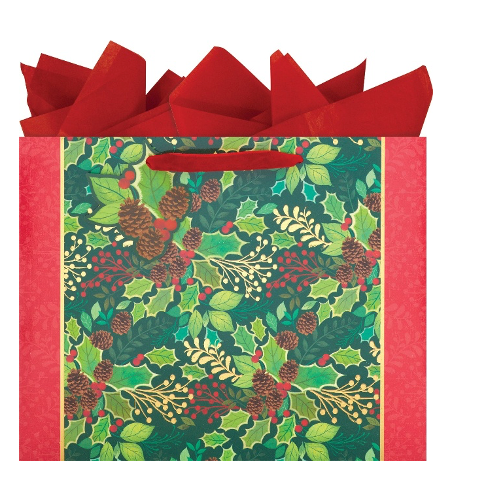 Seasonal Greens Gift Bag