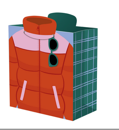 Puffer Jacket Medium Gift Bag