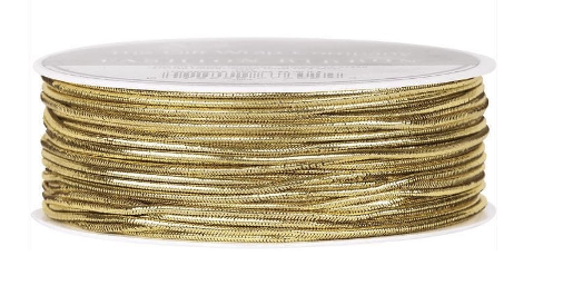 Gold RIBBON/Elastic Cord