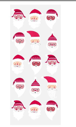 Santas Cellophane Bags