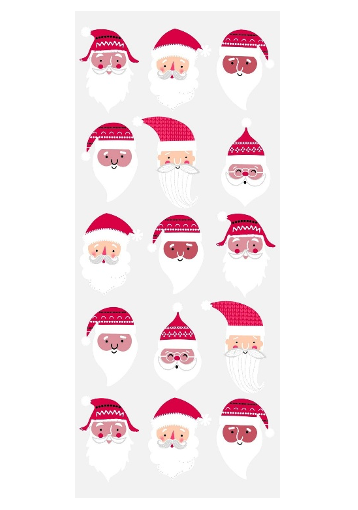 Santas Cellophane Bags