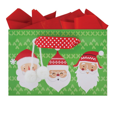 Santas Pom Pom Petite Gift Bag