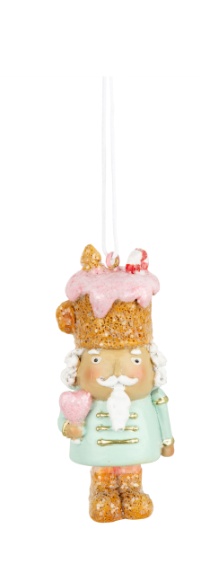 Pastel Candy Nutcracker Ornament