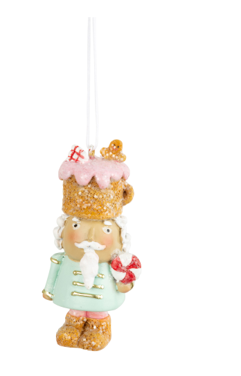Pastel Candy Nutcracker Ornament
