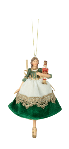 Velvet Dress Clara Ornament