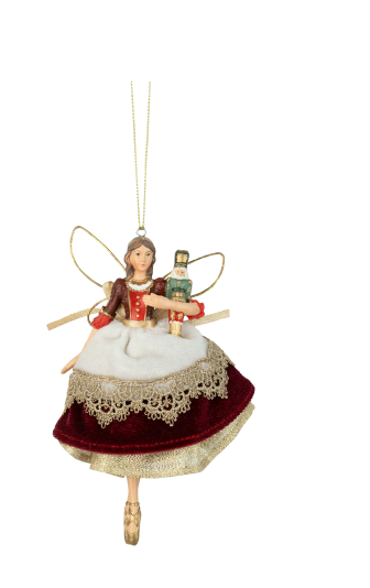 Velvet Dress Clara Ornament