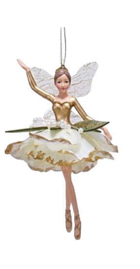 Fairy Ornament with Tulip Dress