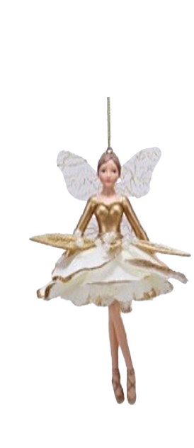 Fairy Ornament with Tulip Dress
