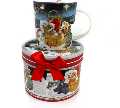 Christmas Dogs Mug
