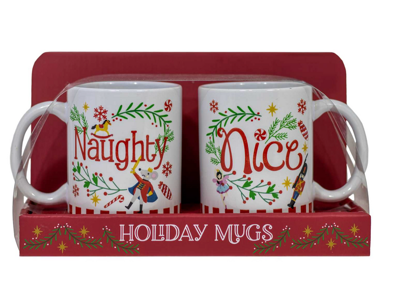 Naughty/ Nice Mug Set