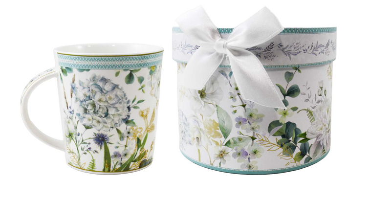 Hydrangeas Mug in a Box