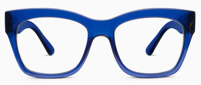 Shine On Blue Reading Glasses - Peepers