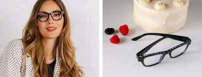 Bernadette Black Reading Glasses - Peepers