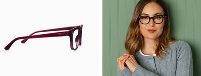Galaxy Dark Cherry Reading Glasses - Peepers