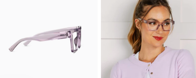 Take a Bow Purple Reading Glasses - Peepers
