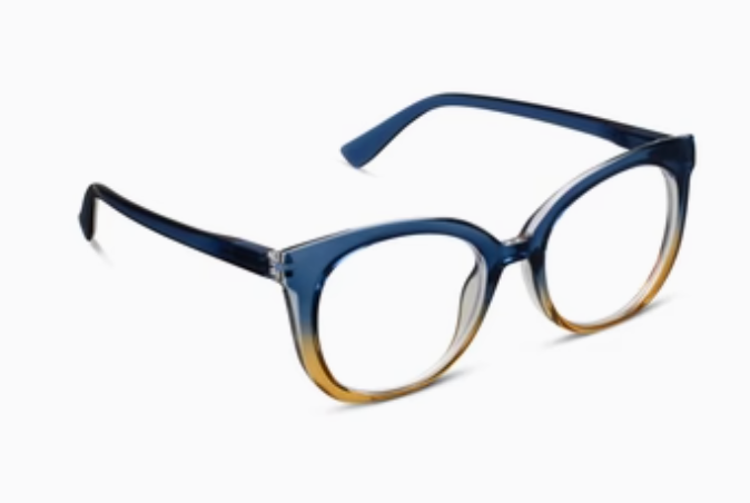 Fiona Blue/Amber Ombre Reading Glasses - Peepers