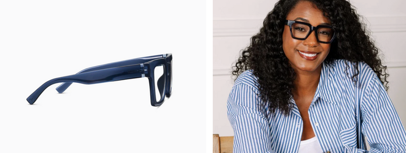 Take a Bow Navy Reading Glasses - Peepers