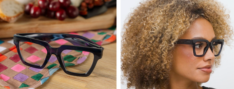 Take a Bow Navy Reading Glasses - Peepers