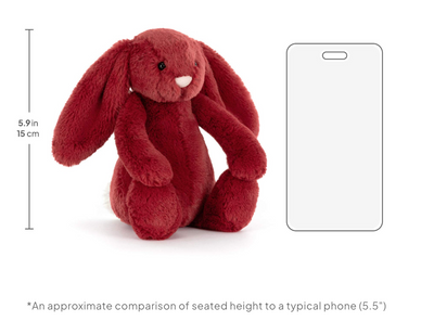 Bashful Redcurrant Bunny - Small *LIMIT 1 PER CUSTOMER