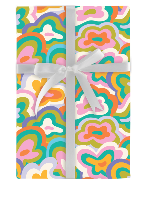 Cosmic Flower 5 ft. Gift Wrap Roll