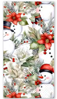 Hiding Snowmen Hostess/Buffet Napkins